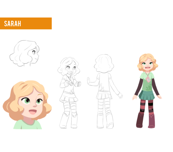 Sarah character design