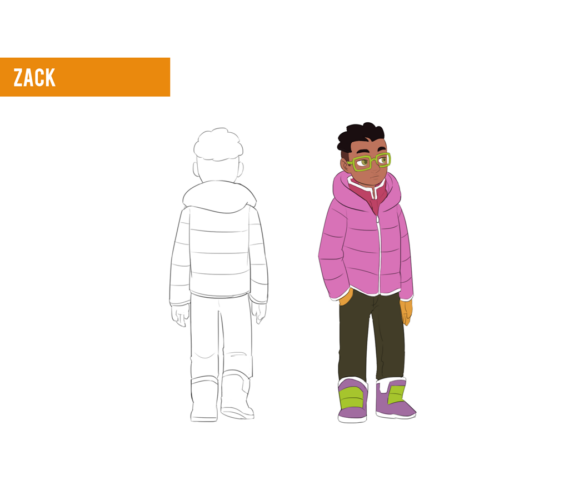 Zack winter outfit design